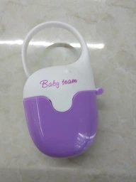 Контейнер для пустушки 0+ Baby Тeam Фіолетовий з білим
