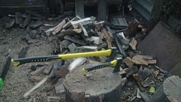 Сокира-колун Mastertool 1000 г HRC60 рукоятка фібергласова 390 мм 05-0208 фото від покупців 7
