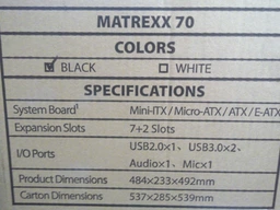 Корпус DeepCool Matrexx 70 ADD-RGB 3F Black (DP-ATX-MATREXX70-BKG0P-3F) без БЖ фото от покупателей 6