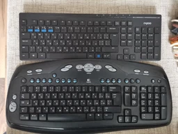 Комплект (клавиатура, мышь) Rapoo 8100M Wireless Black фото от покупателей 2