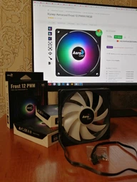 Вентилятор AeroCool Frost 12 PWM FRGB (ACF3-FS11117.11) фото від покупців 13
