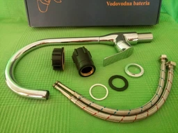Смеситель для кухни Imprese Kucera f03403410AA черный\матовый фото от покупателей 3