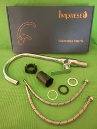 Смеситель для кухни Imprese Kucera f03403410AA черный\матовый фото от покупателей 5