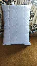Подушка Руно Силикон стеганая с кантом 50x70 см Серая (310.52GREY) фото от покупателей 2
