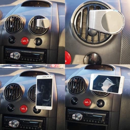 Автодержатель для телефона магнитный XoKo Premium RM-C70 Flat Magnetic Silver (XK-RM-C70-SL) фото от покупателей 15