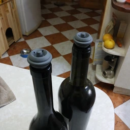 Пробка вакуумная для хранения вина в бутылке Vacu Vin Vacuum Wine Stopper Grey (08840612)