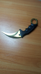 Сувенирный Нож GameStyle Геймерский Керамбит Нож CS GO Коготь Тигра Желтый (4052)