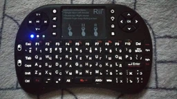 "Бездротова клавіатура міні Riitek Rii Mini i8+ NEW тачпад російсько-англійська розкладка з підсвічуванням (0550BS) фото від покупців 6