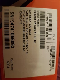 Видеокарта Gigabyte PCI-Ex Radeon RX 5500 XT OC 8GB GDDR6 (128bit) (1647/14000) (HDMI, 3 x DisplayPort) (GV-R55XTOC-8GD) фото от покупателей 4