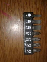 Набор бит TOPTUL 1/4" 7ед. (SL: 4*0.5, 5.5*1, 6.5*1.2; PH1, PH2; PZ1, PZ2) GAAV0704 фото от покупателей 2