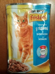 Вологий корм для котів Friskies Яловичина в підливі 100г фото від покупців 4