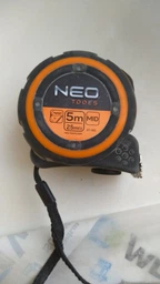 Рулетка NEO Tools 5 м х 25 мм сталева з нейлоновим покриттям (67-185)