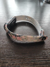Ремешок Armorstandart Силиконовый для Xiaomi Mi Band 4/3 Blue Flowers (ARM52066) фото от покупателей 4
