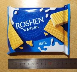 Упаковка вафель Roshen Wafers молоко 72 г х 22 шт (4823077621635) фото от покупателей 3
