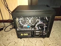 Корпус Chieftec GAMING CUBE CI-01B-OP mATX, без БЖ, Black фото от покупателей 18