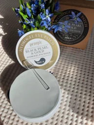 Гідрогелеві патчі для очей Petitfee Black Pearl&Gold Hydrogel Eye Patch Перли-Золото 60 шт (8809239801820) фото від покупців 13