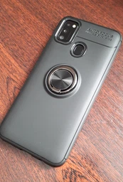 Чехол TPU Ring для Samsung Galaxy M30s / M307F бампер накладка с подставкой Red фото от покупателей 1