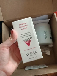 Крем-коректор для шкіри обличчя Aravia Redness Corrector Cream, схильної до почервонінь 50 мл (9203) фото від покупців 1