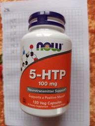 Гідрокситриптофан Now Foods (5-HTP Hydroxytryptophan) 100 мг 60 вегетаріанських капсул фото від покупців 3
