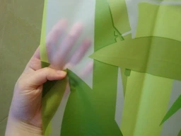 Шторка - занавеска для ванной Мій Дім Green Bamboo 180х180 cм NJ10109 фото от покупателей 5