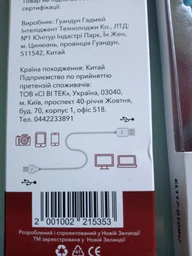 Кабель Logan USB-A 2.0 - microUSB 1 м Black (EL117-010BK) фото от покупателей 15