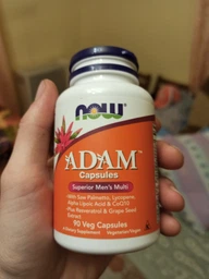 Витамины для мужчин NOW Adam 180 капсул фото от покупателей 12