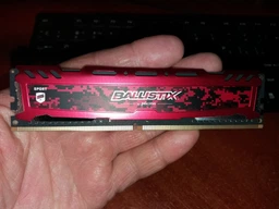 Оперативная память Crucial DDR4-2400 8192MB PC4-19200 Ballistix Sport LT Red (BLS8G4D240FSEK) фото от покупателей 4