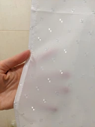 Шторка для ванної кімнати Polyester RICCO біла 180х200 см, Spirella 10.43814 фото від покупців 3