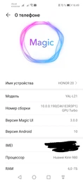 Мобильный телефон Honor 20 6/128GB Icelandic White фото от покупателей 16