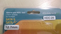 Адаптер подключения Grand-X HDD 2.5'' в отсек привода ноутбука SATA/mSATA (HDC-25) фото от покупателей 7