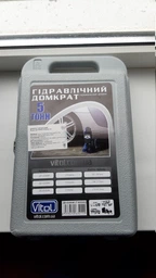 Домкрат гидравлический бутылочный Vitol 5 т чемодан 216-413 мм 4.35 кг (T90504S ДБ-05004К) фото от покупателей 6