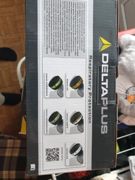 Полнолицевая многоразовая респираторная маска Delta Plus M9300 цвет черный (M9300NO) фото от покупателей 1