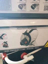 Полнолицевая многоразовая респираторная маска Delta Plus M9300 цвет черный (M9300NO)