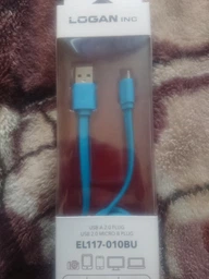 Кабель Logan USB-A 2.0 - microUSB 1 м Black (EL117-010BK) фото от покупателей 11
