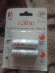 Аккумулятор Fujitsu White Ni-Mh АА/R6 2000 мА*ч Ready to use 2 шт Blister (4976680591229) фото от покупателей 1