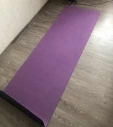 Килимок для йоги TPE+TC EasyFit ECO-Friendly 6 мм темно-зелений - салатовим (мат-каремат спортивний, йогамат для фітнесу, пілатесу)