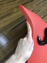 Коврик для йоги EasyFit NBR SOFT-Touch 15 мм серый (мат-каремат спортивный, йогамат для фитнеса, пилатеса)