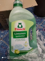 Средство для мытья посуды Frosch Зеленый лимон 5 л (4009175956156) фото от покупателей 2