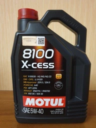 Моторное масло Motul 8100 X-cess SAE 5W-30 4 л (108945) фото от покупателей 14