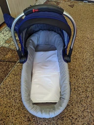 Універсальна коляска 2 в 1 NeoBaby NB703 Синьо-чорна (0703) фото від покупців 4