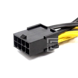 Розгалужувач живлення для відеокарт Ewell PCI-E 8pin to 8pin (6+2) , універсальний, 20 см (EW134) фото від покупців 6