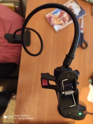 Держатель для телефона металлический Lazy Holder гибкий с креплением на стол Черный (5801829) фото от покупателей 1
