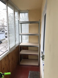Стеллаж металлический оцинкованный "Бюджет" 2000х1000х500 мм, 5 полок, МДФ (В20016 10050 52)