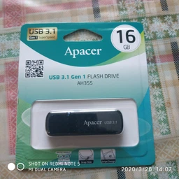 Флеш память USB Apacer AH355 32GB USB 3.2 Gen1 Black (AP32GAH355B-1) фото от покупателей 10