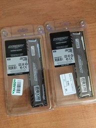Оперативная память Crucial DDR4-2666 8192MB PC4-21300 Ballistix Sport LT Grey (BLS8G4D26BFSBK) фото от покупателей 1