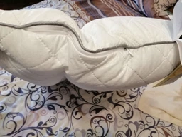 Подушка ортопедическая MirSon Deluxe Eco Silver 181 Средняя 50x70 см (2200000398529) фото от покупателей 4