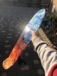 Скейт Penny Board "Fish" Fire and Ice. фото от покупателей 19