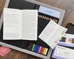 Подарочный набор Moleskine Art Скетчбук 13 х 21 см 104 страницы без линовки + 12 Цветных Акварельных Карандашей (8058647620404) фото от покупателей 1