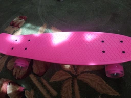 Пенні борд Penny Board Black, Світяться колеса фото від покупців 14