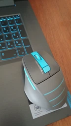 Мишка бездротова A4Tech FG30 Black/Blue USB фото від покупців 14